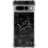 NFL Detroit Lions Black & White Google Pixel 7 Pro Clear Case